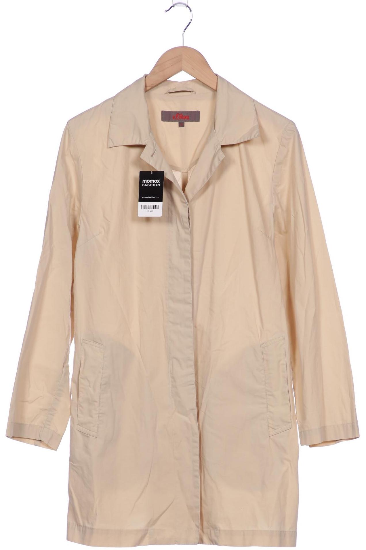 

s.Oliver Damen Mantel, beige, Gr. 38