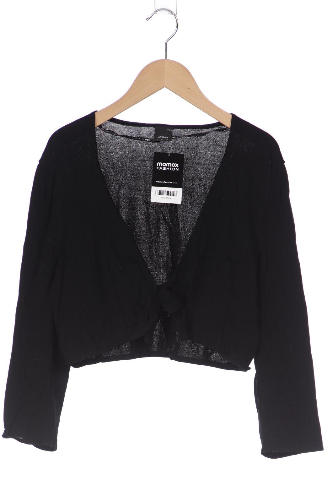 

s.Oliver Damen Strickjacke, schwarz