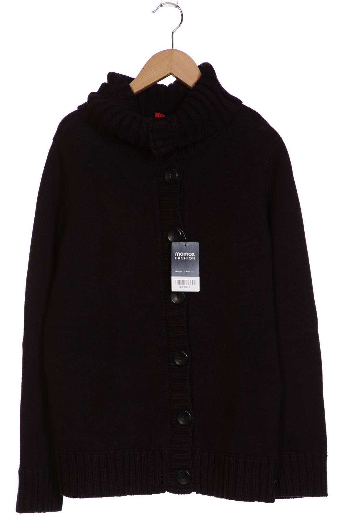

s.Oliver Damen Strickjacke, schwarz, Gr. 42