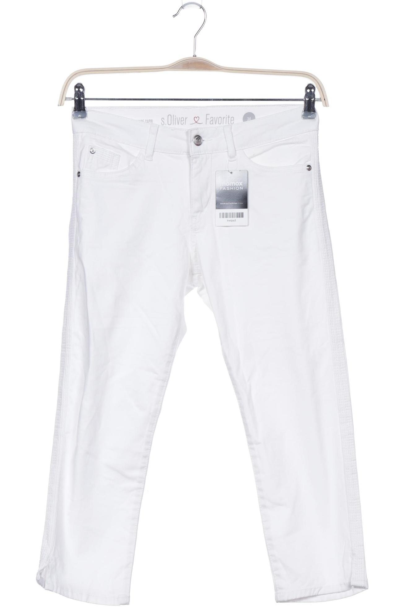 

s.Oliver Damen Shorts, weiß, Gr. 34