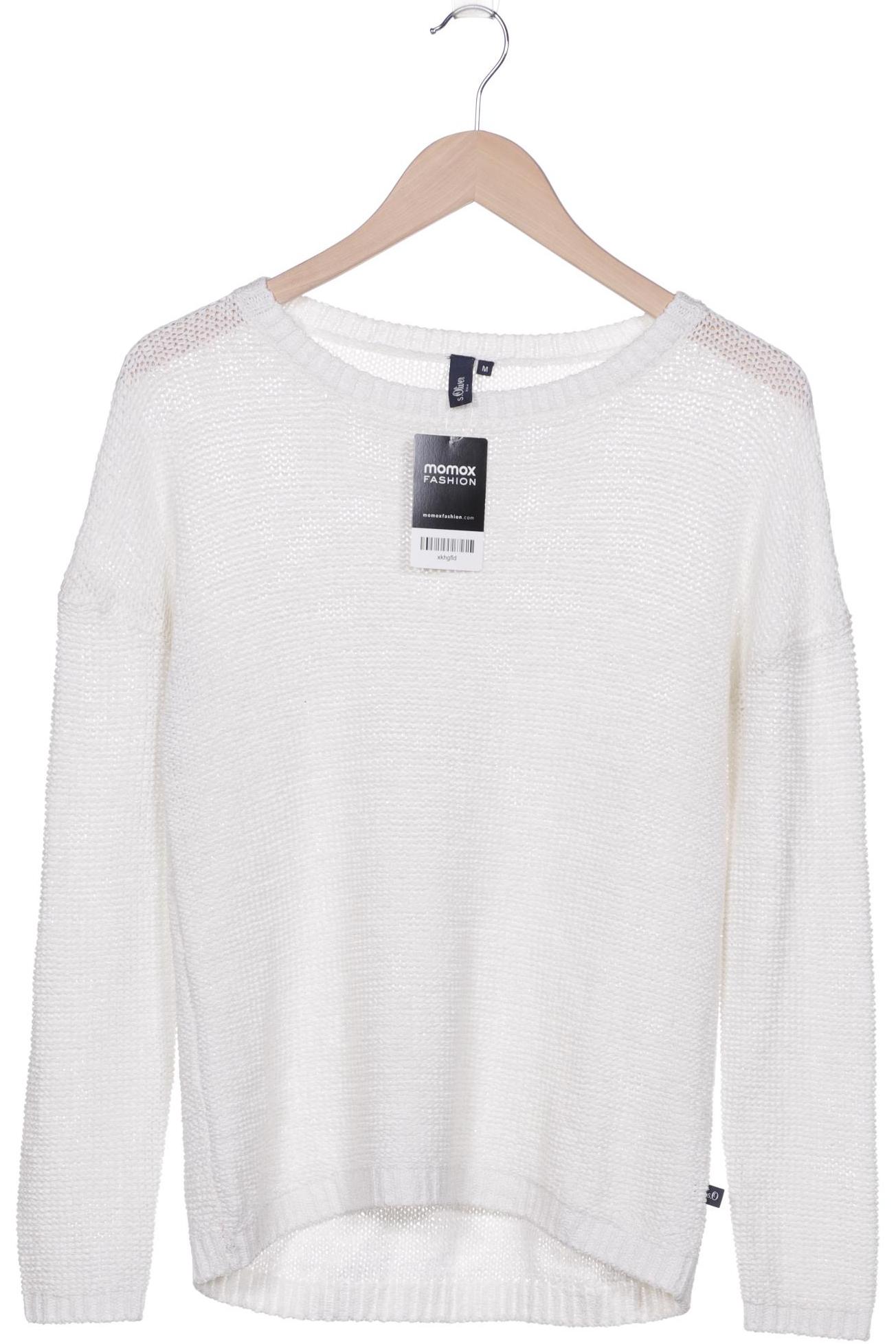 

s.Oliver Damen Pullover, weiß