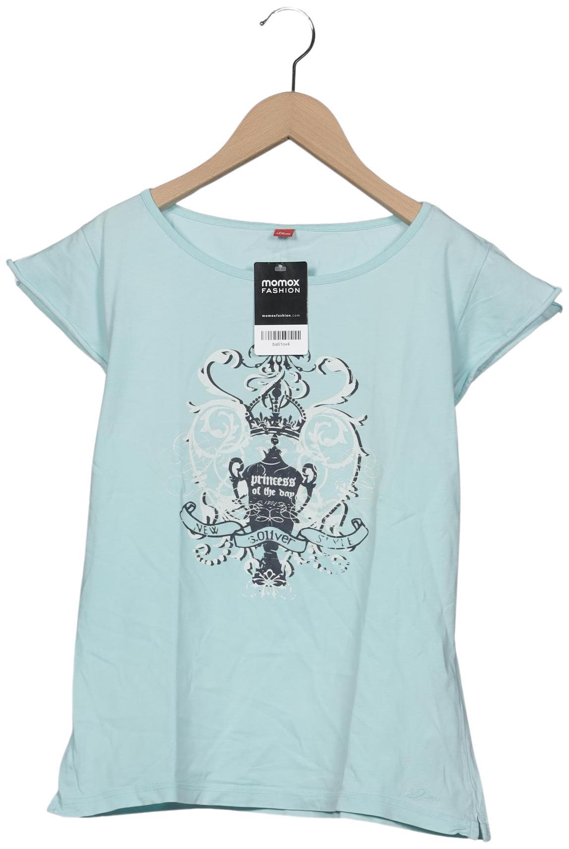 

s.Oliver Damen T-Shirt, hellblau, Gr. 40