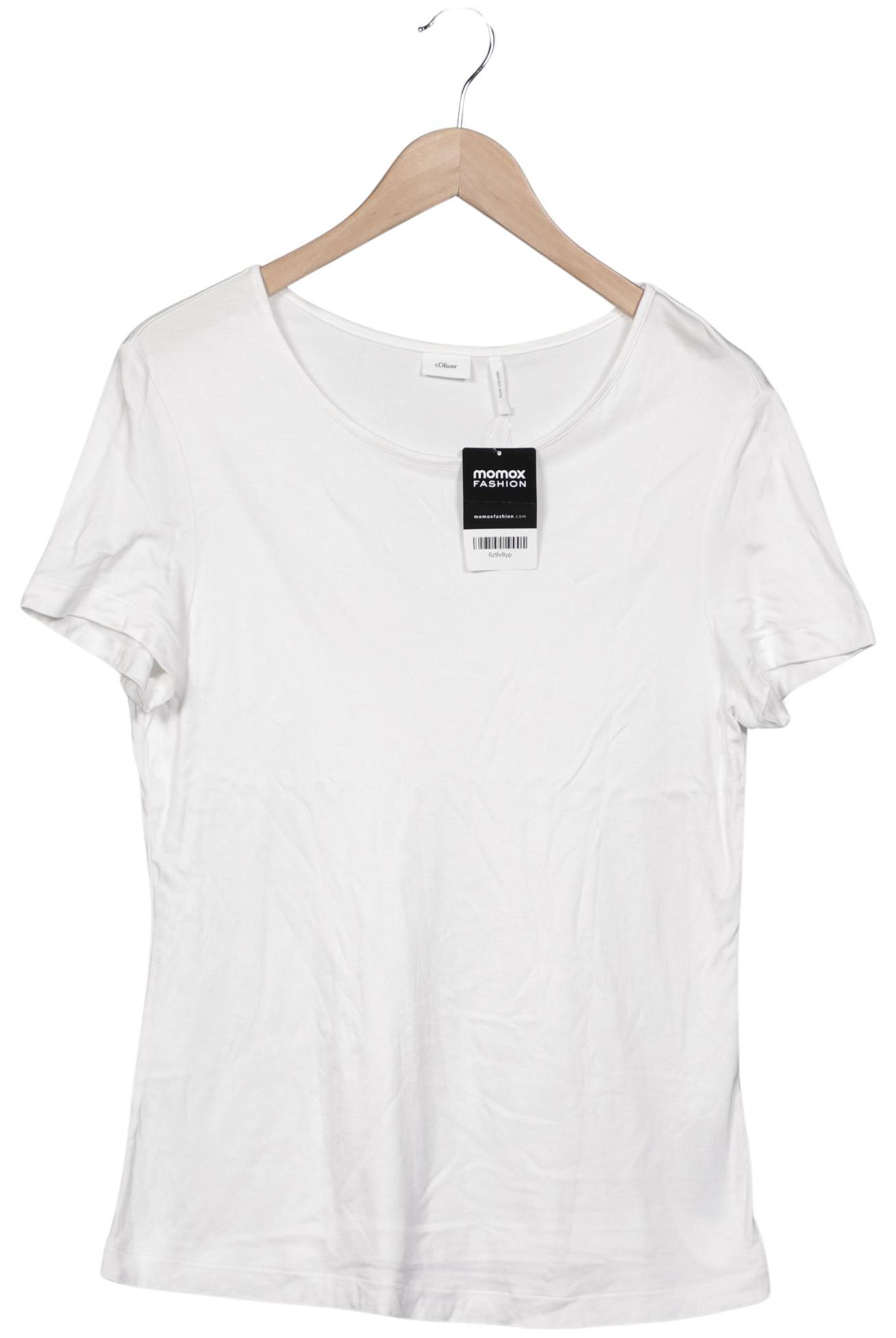 

s.Oliver Damen T-Shirt, weiß, Gr. 44