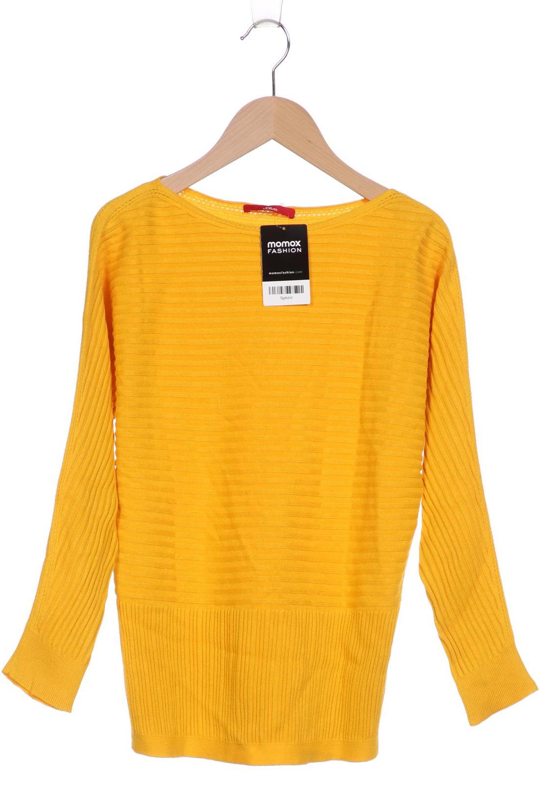 

s.Oliver Damen Pullover, gelb, Gr. 32