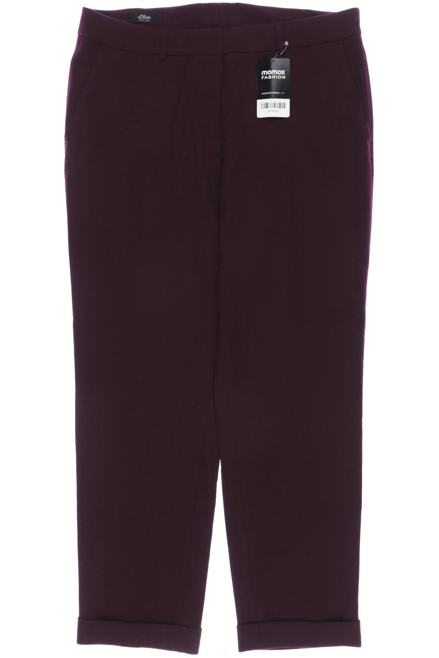 

s.Oliver Damen Stoffhose, bordeaux, Gr. 40