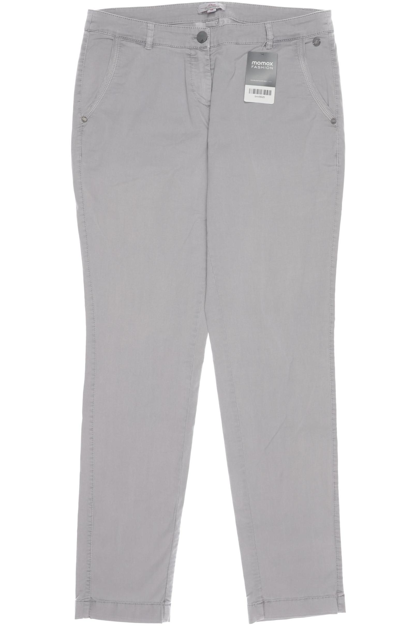 

s.Oliver Damen Stoffhose, grau, Gr. 38