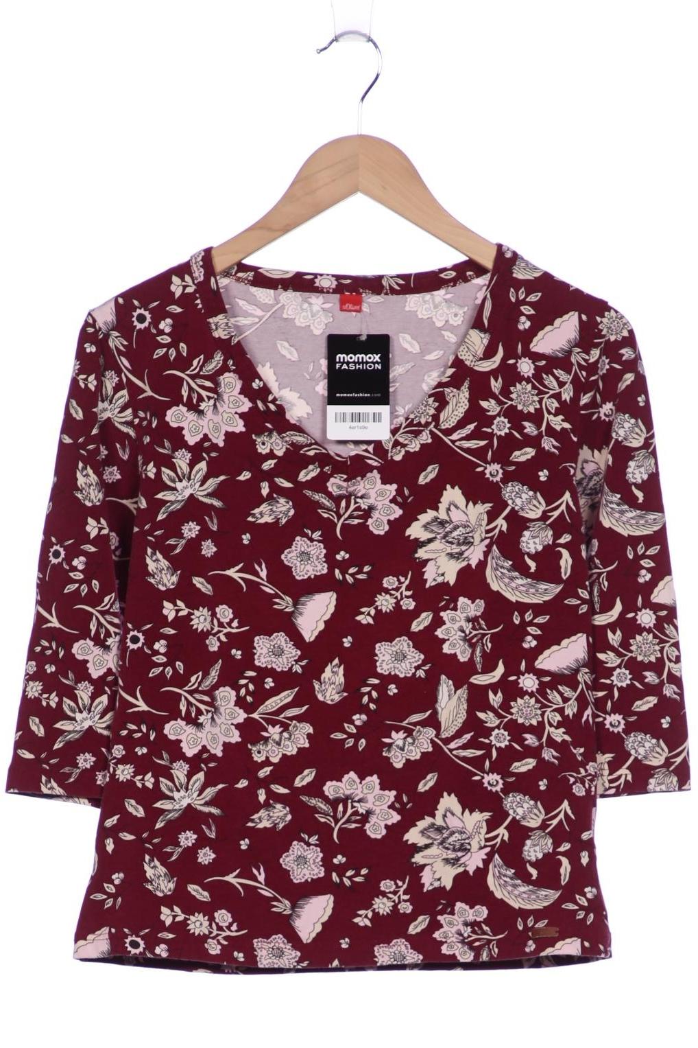 

s.Oliver Damen Langarmshirt, bordeaux, Gr. 42