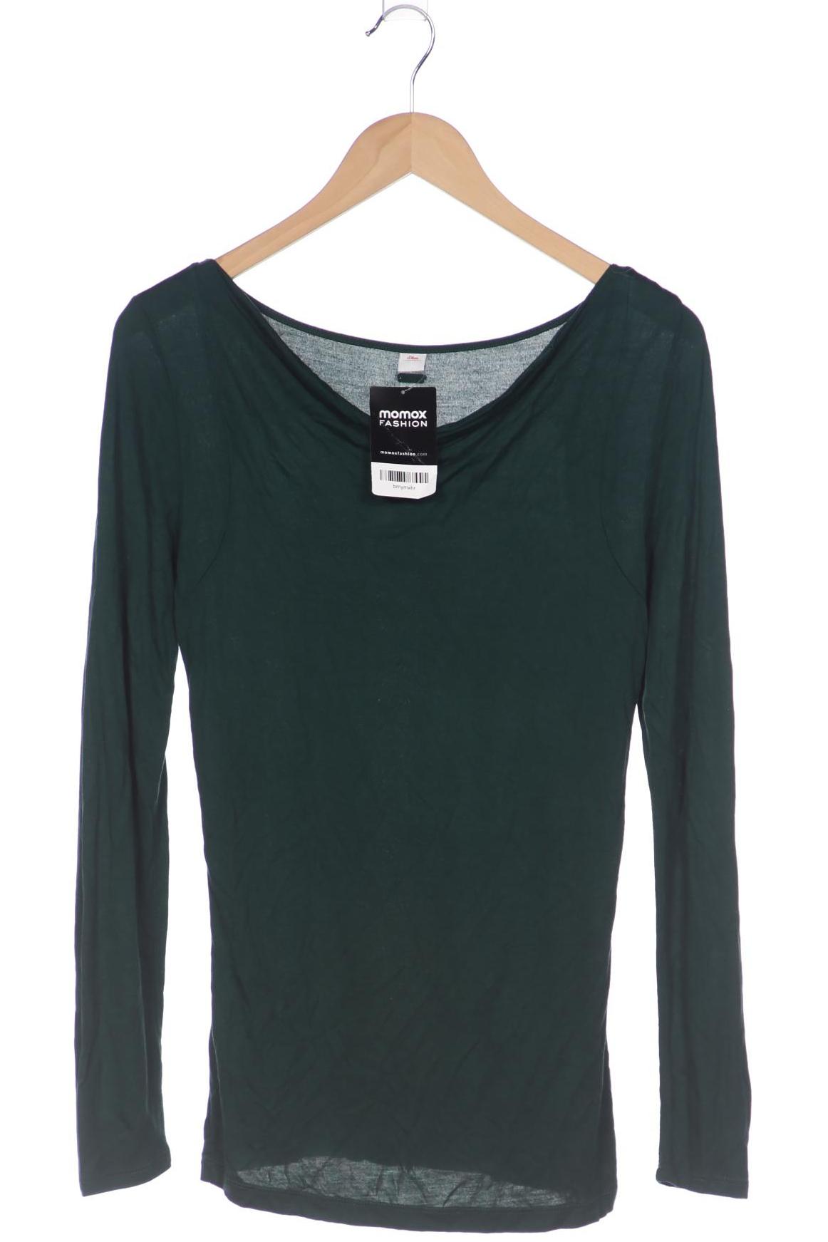 

s.Oliver Damen Langarmshirt, grün, Gr. 36