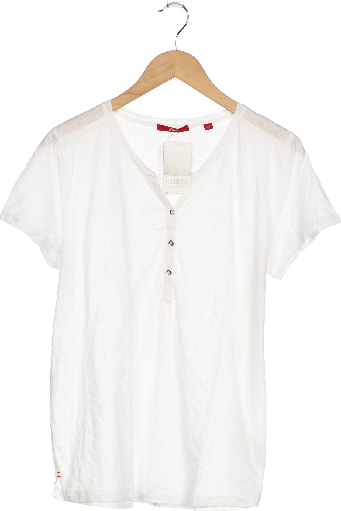 

s.Oliver Damen T-Shirt, weiß, Gr. 44