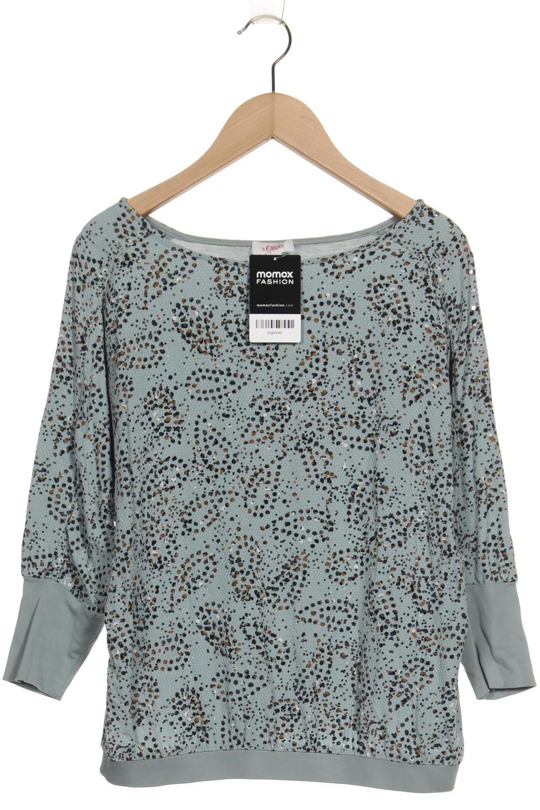 

s.Oliver Damen Langarmshirt, türkis, Gr. 34