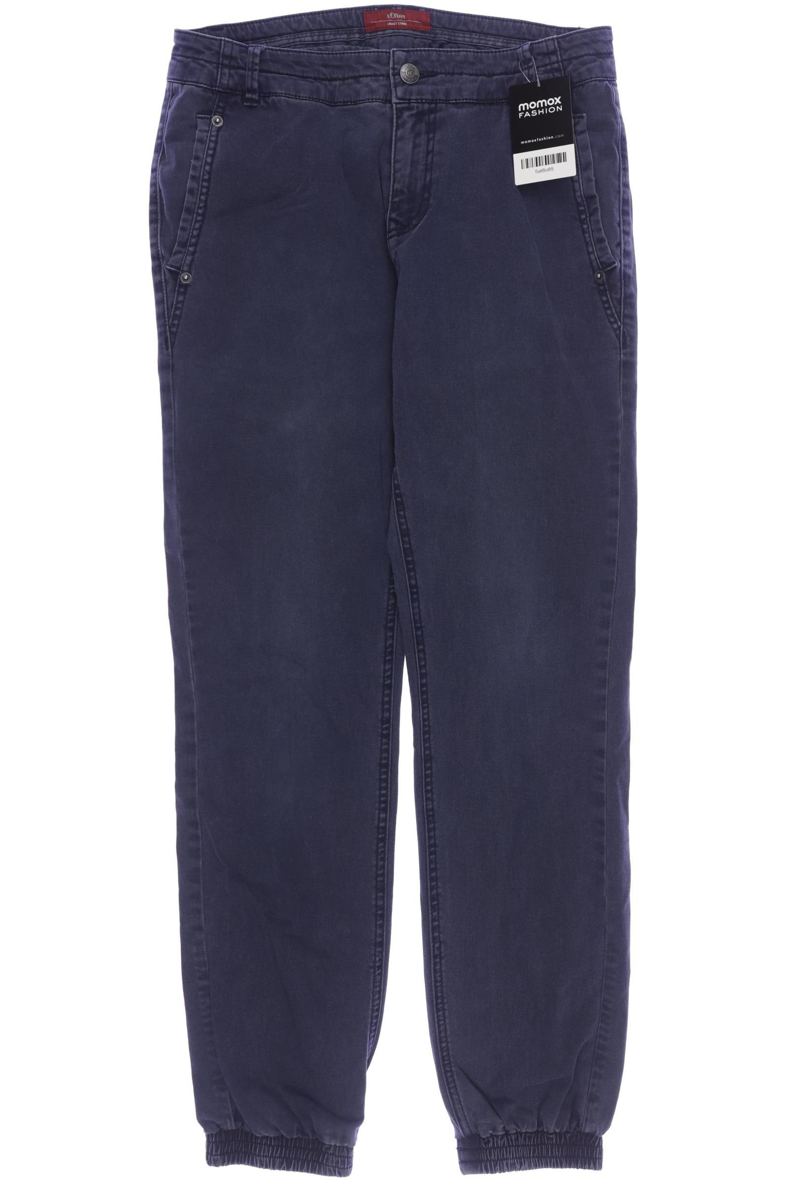 

s.Oliver Damen Stoffhose, blau, Gr. 34
