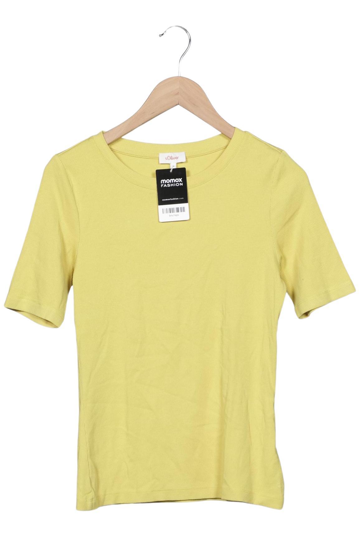 

s.Oliver Damen T-Shirt, gelb, Gr. 36