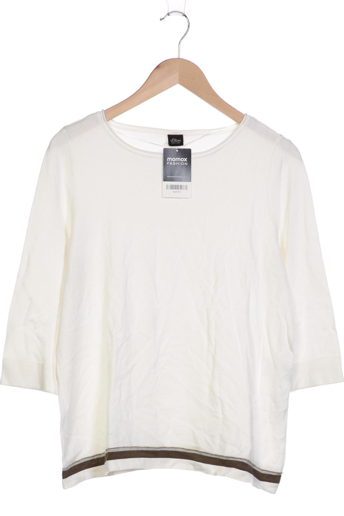

s.Oliver Damen Pullover, weiß, Gr. 40