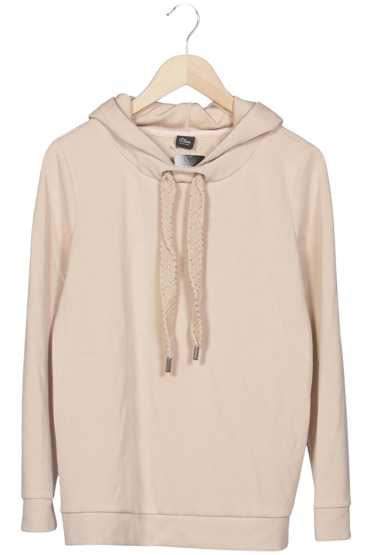 

s.Oliver Damen Kapuzenpullover, beige, Gr. 38