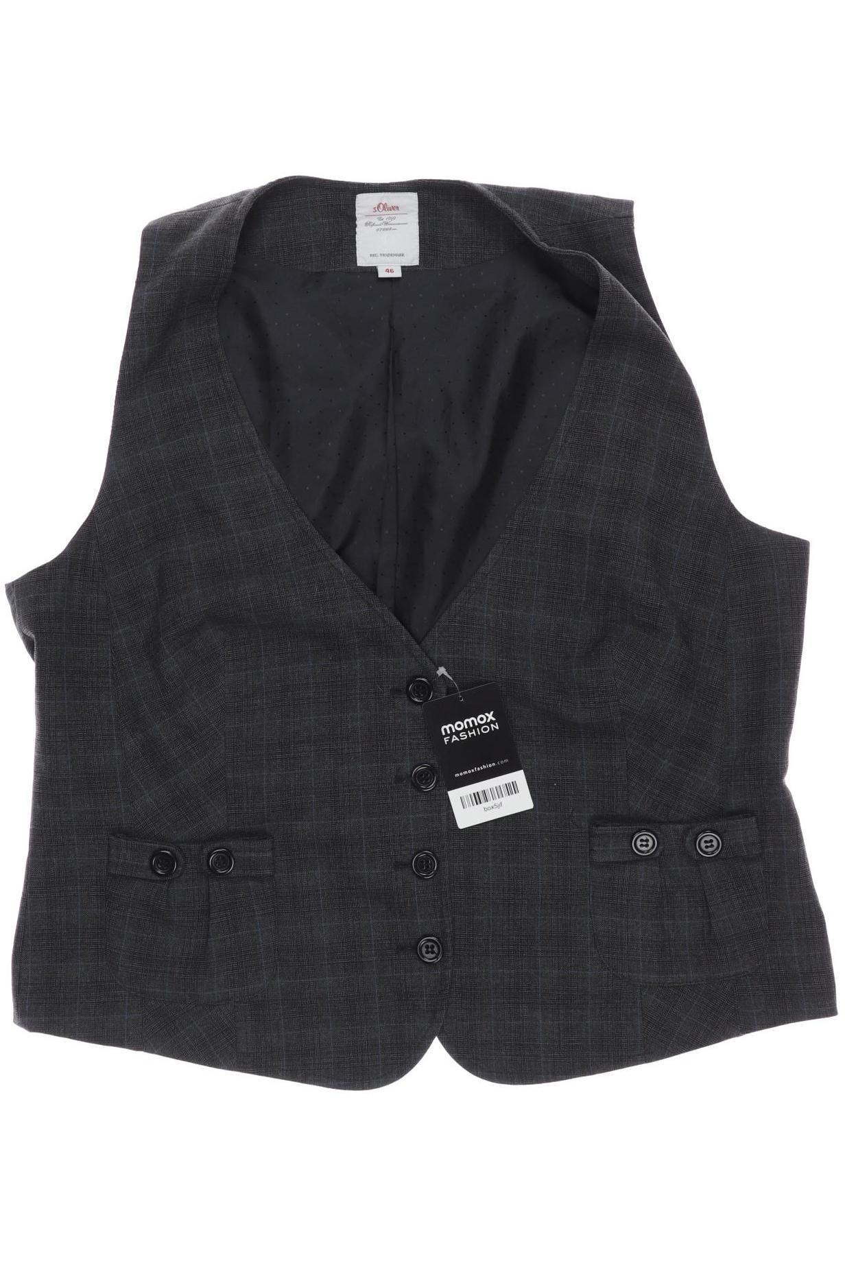 

s.Oliver Damen Weste, grau, Gr. 46