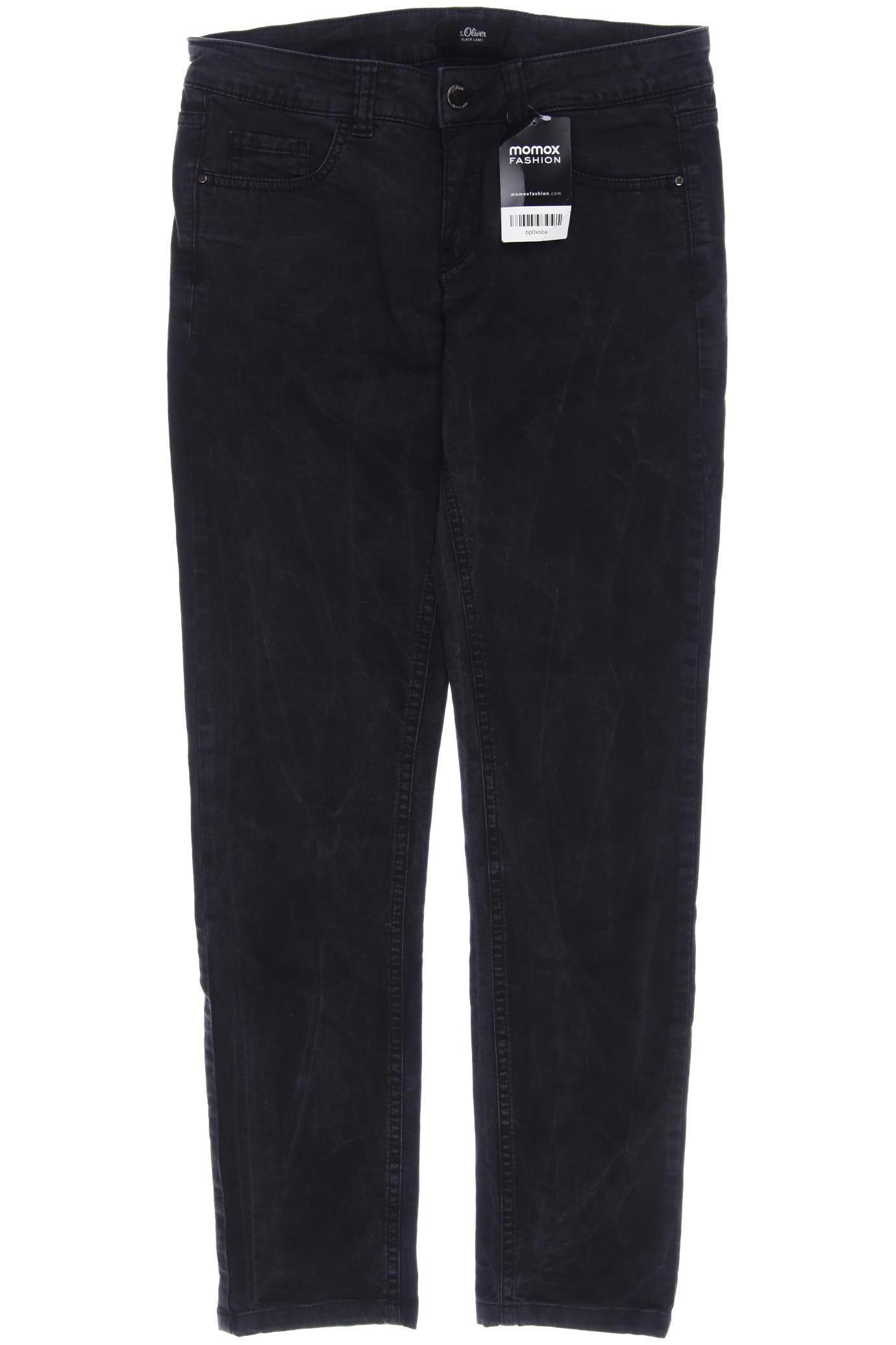 

s.Oliver Damen Jeans, schwarz