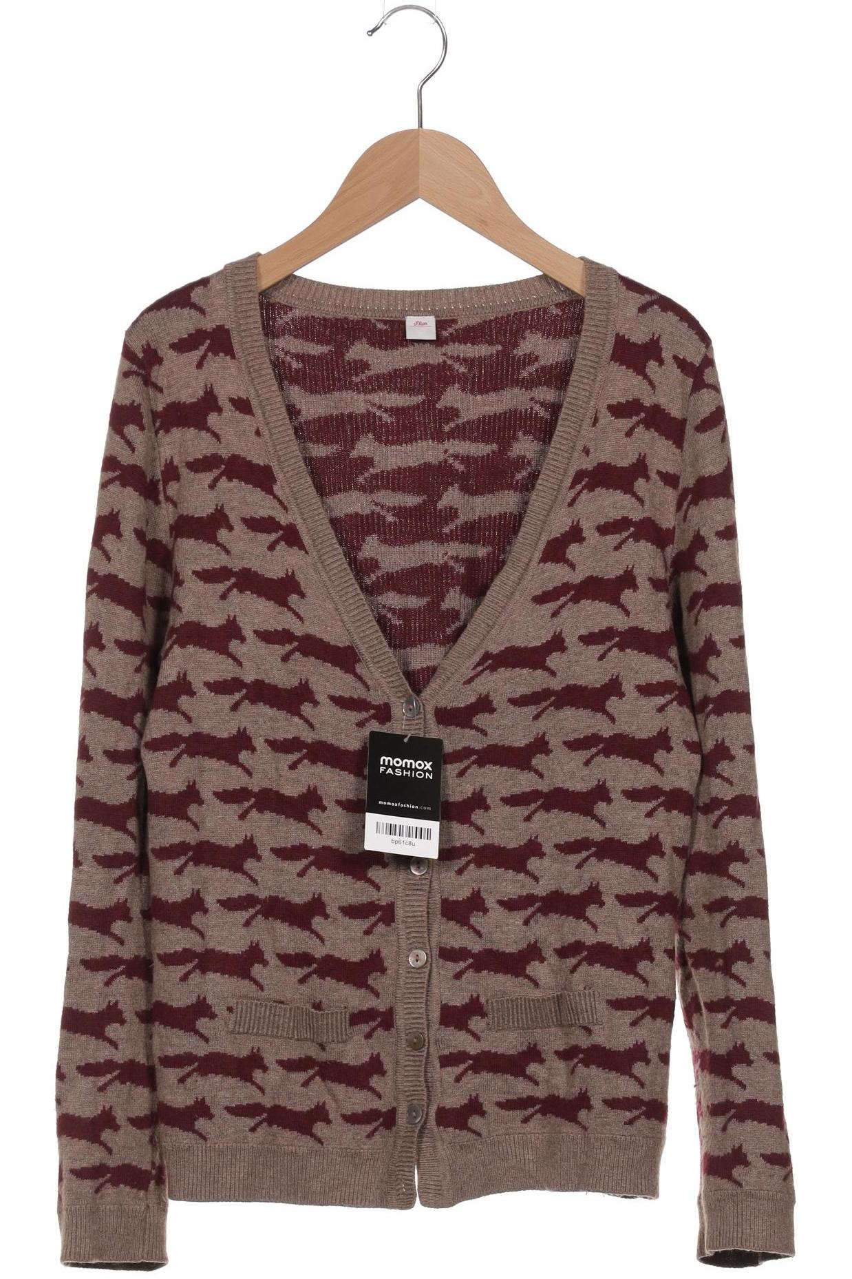 

s.Oliver Damen Strickjacke, braun, Gr. 36