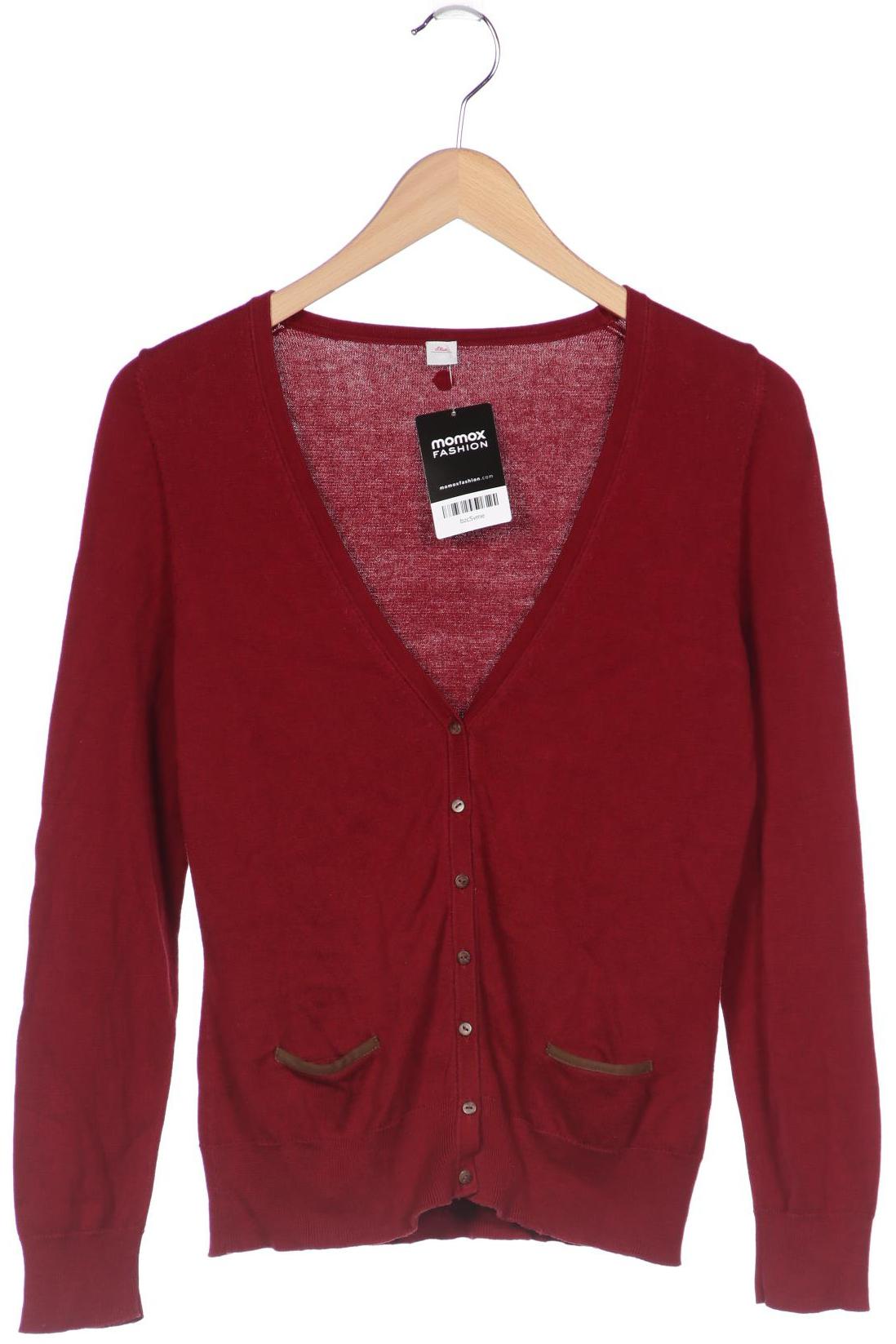 

s.Oliver Damen Strickjacke, rot, Gr. 36
