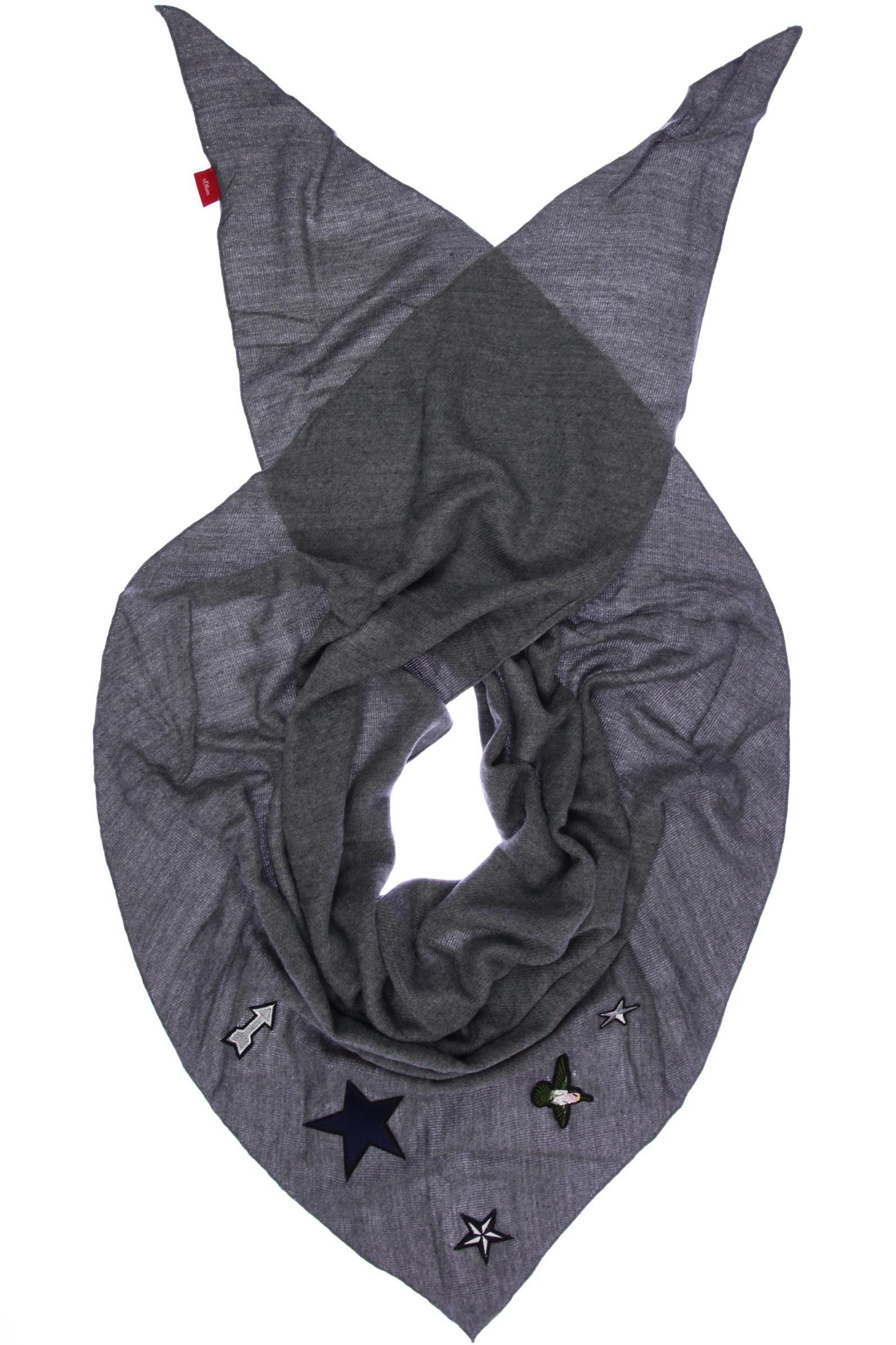 

s.Oliver Damen Schal, grau, Gr.