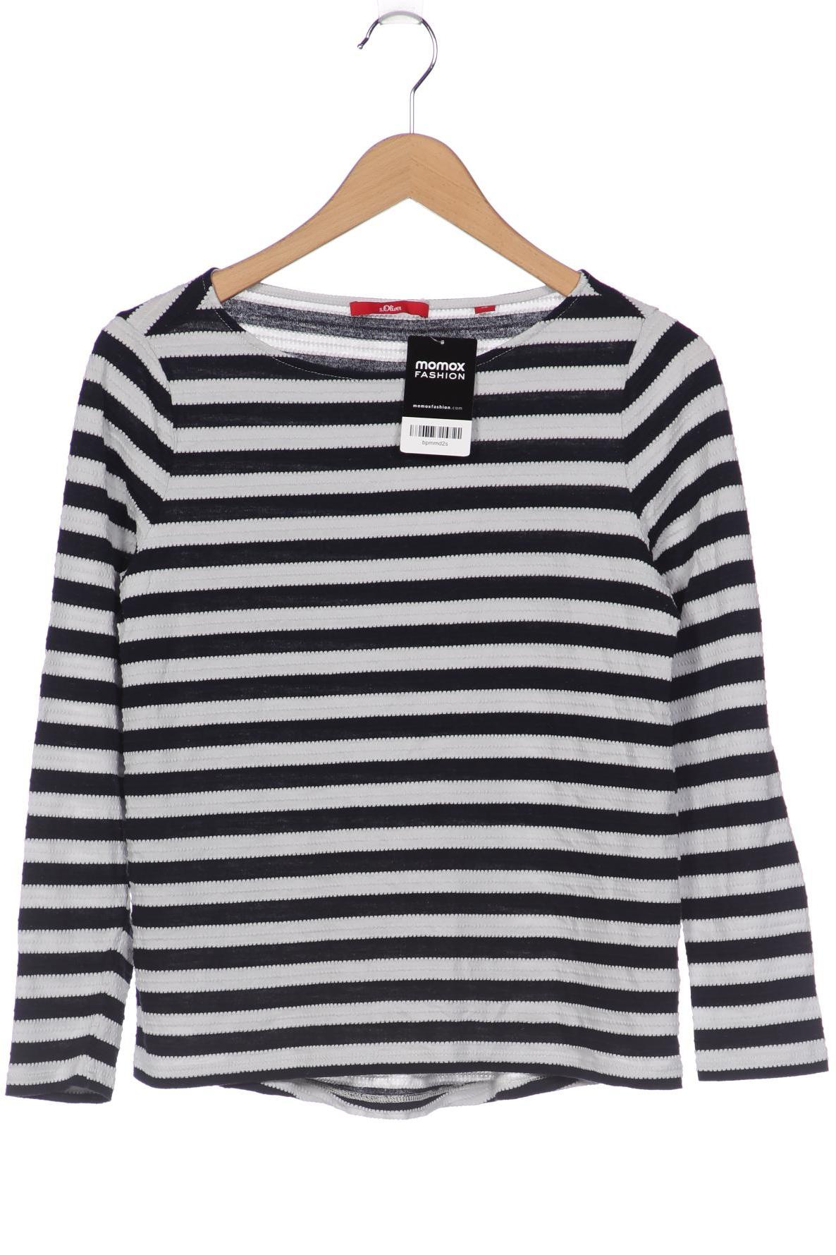 

s.Oliver Damen Langarmshirt, grau
