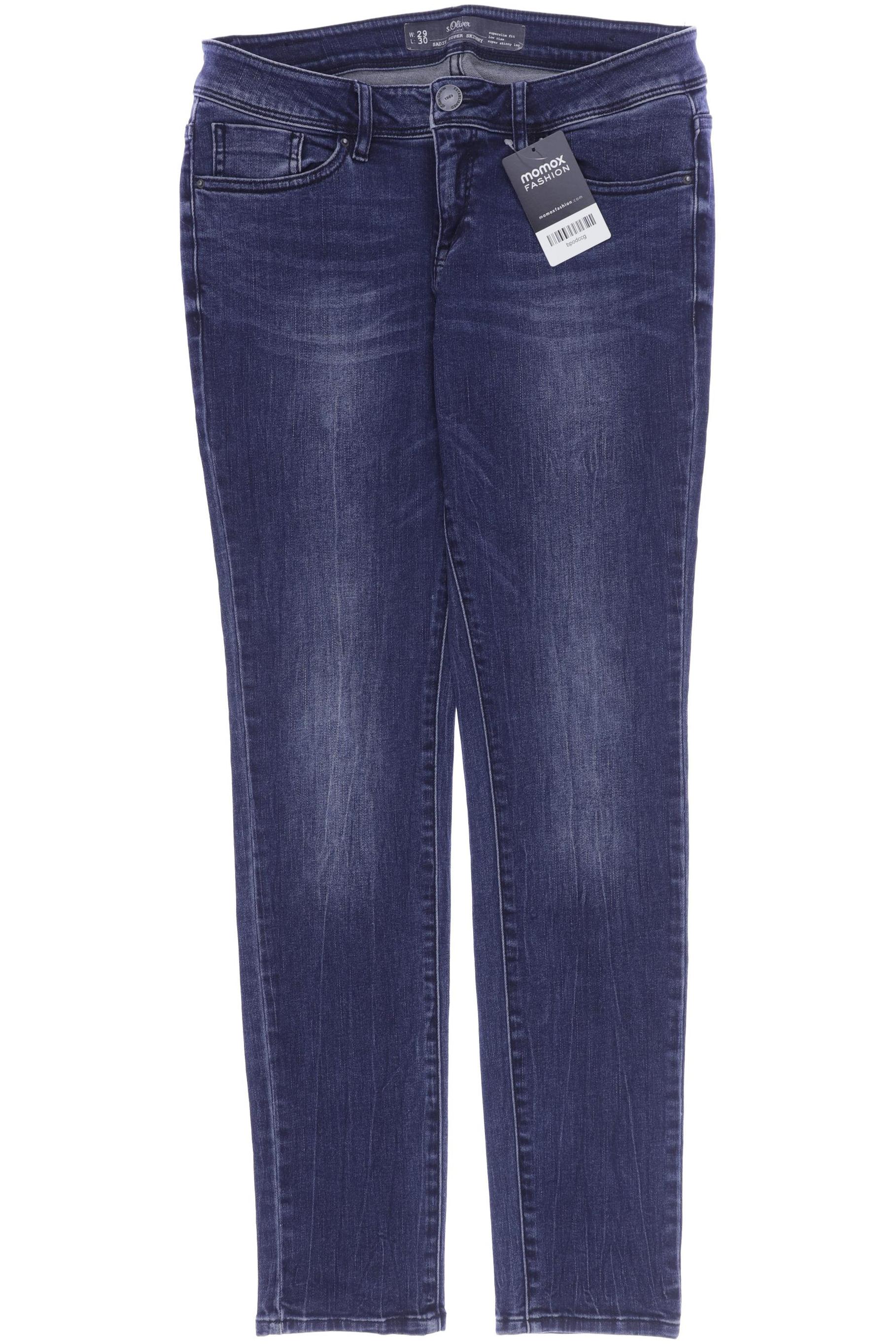 

s.Oliver Damen Jeans, blau