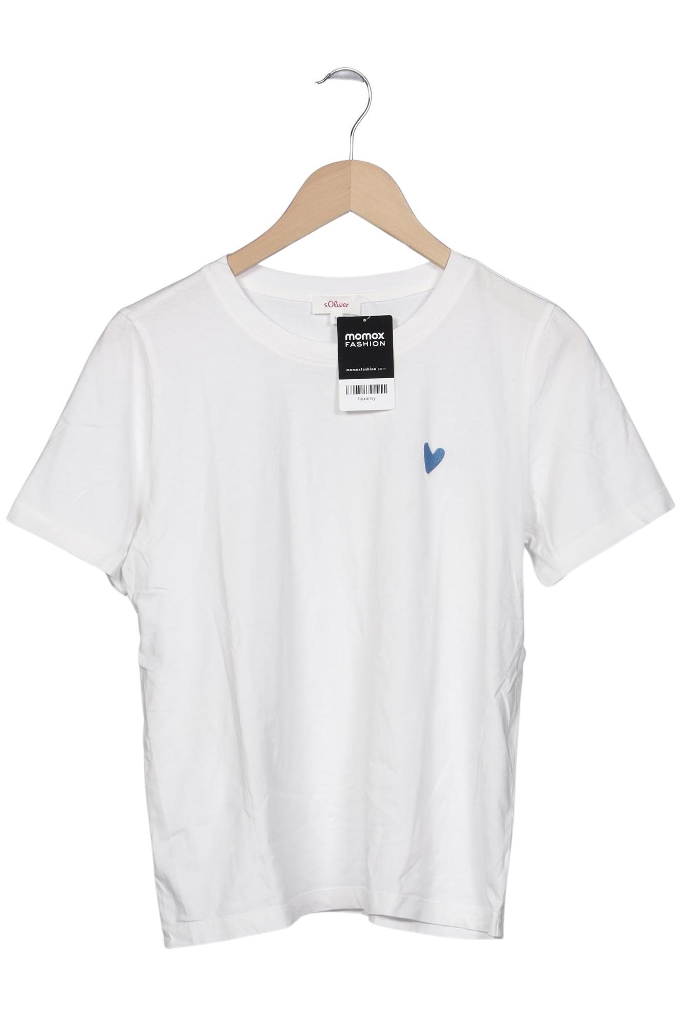 

s.Oliver Damen T-Shirt, weiß, Gr. 36