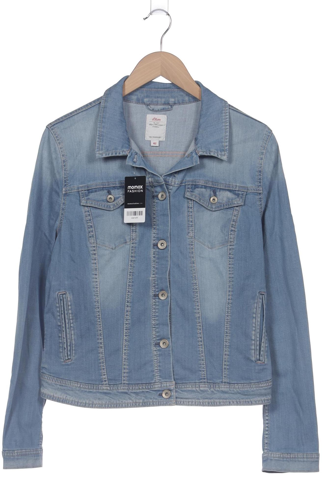 

s.Oliver Damen Jacke, blau, Gr. 42