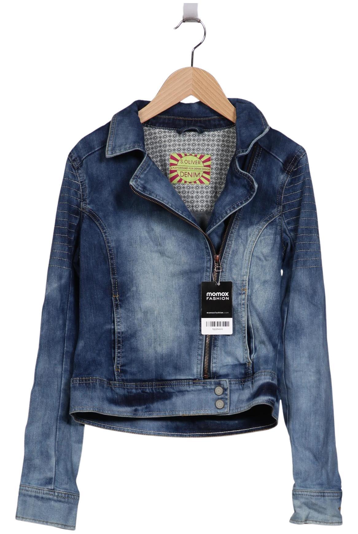 

s.Oliver Damen Jacke, blau, Gr. 34