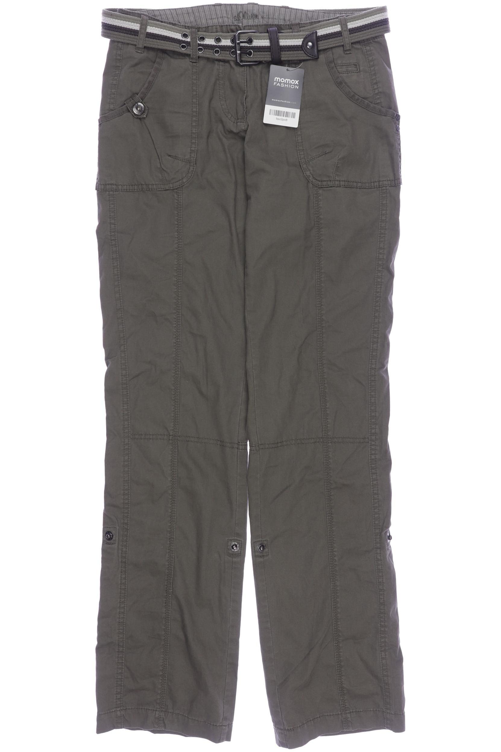 

s.Oliver Damen Stoffhose, grün, Gr. 36