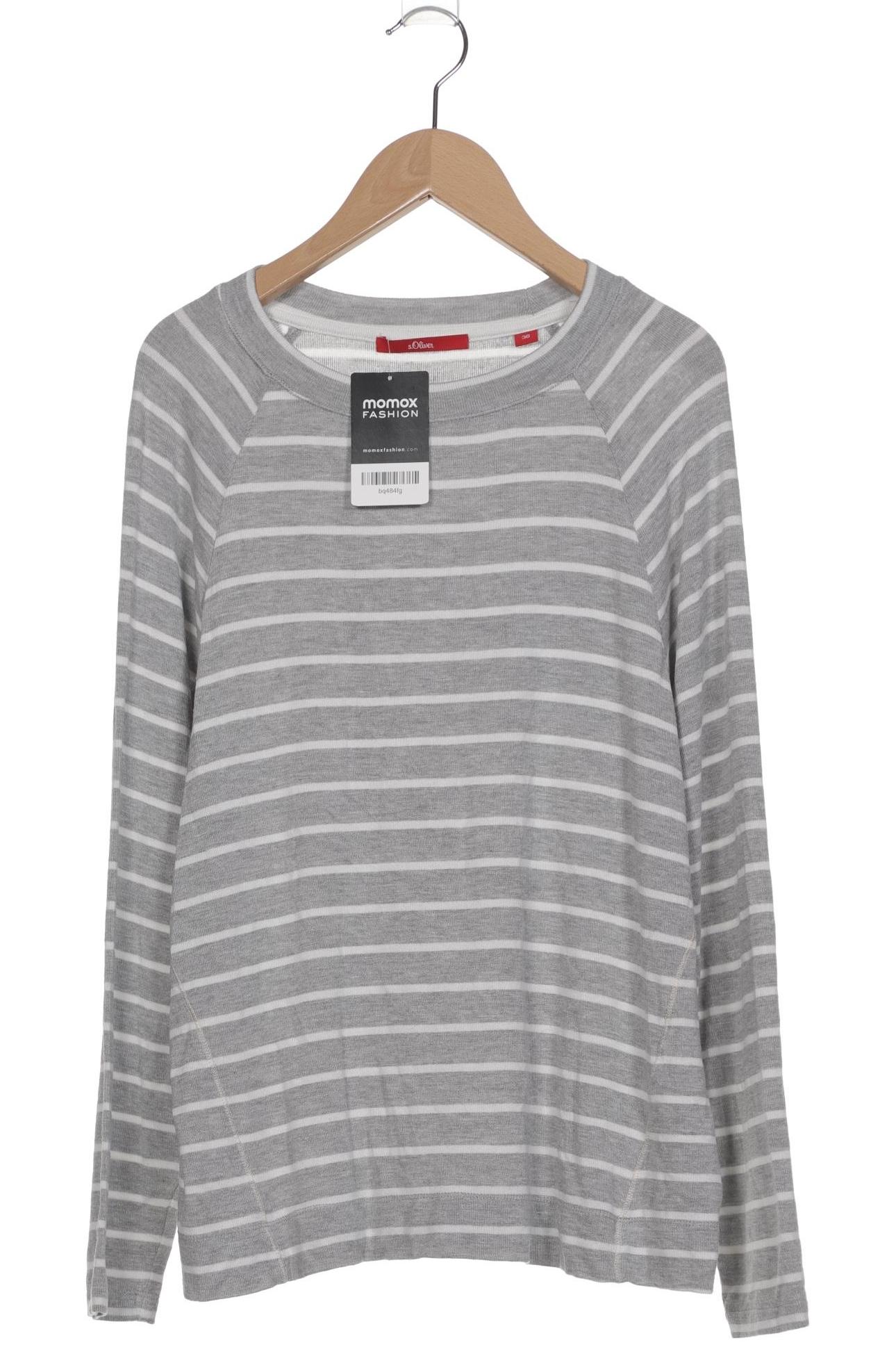 

s.Oliver Damen Langarmshirt, grau, Gr. 36