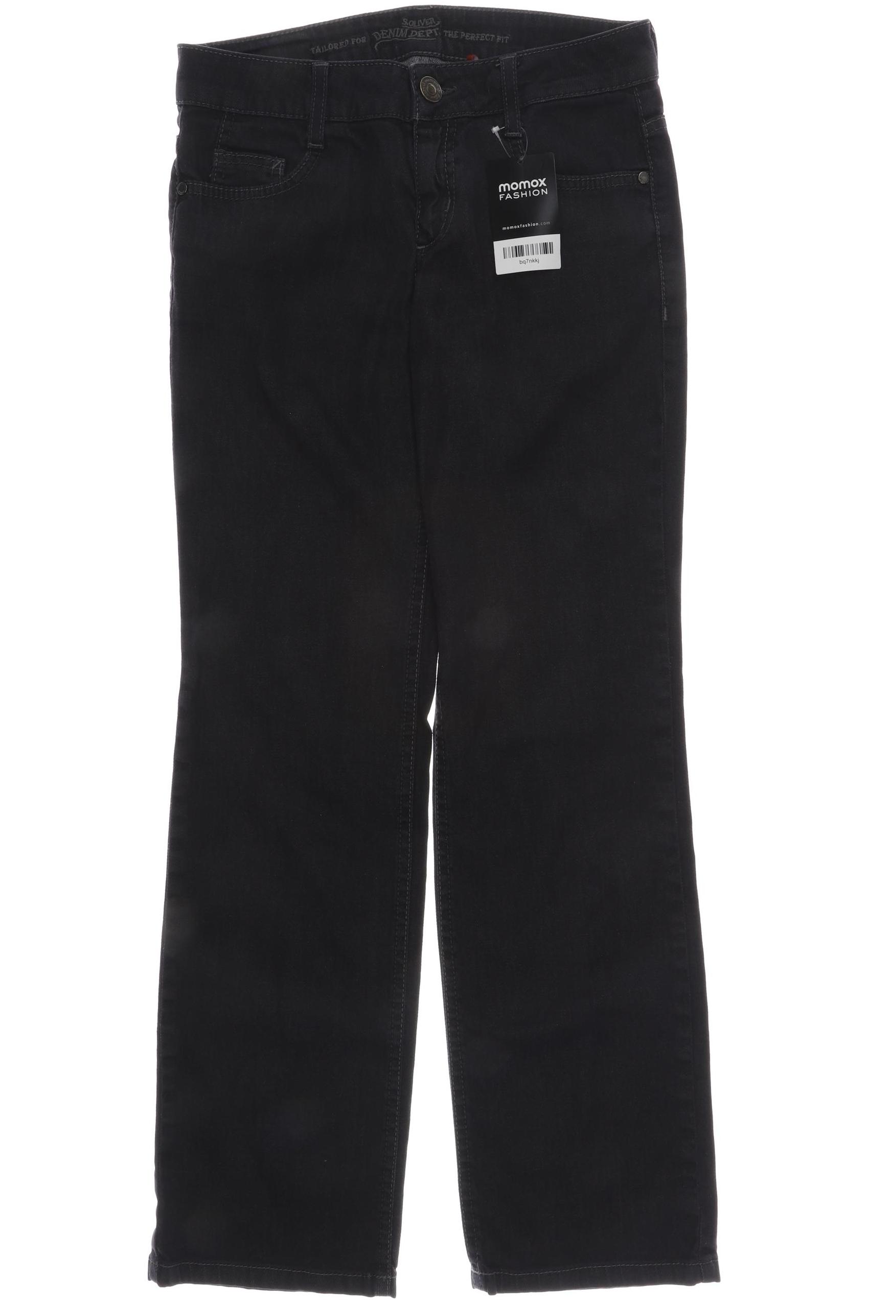 

s.Oliver Damen Jeans, schwarz
