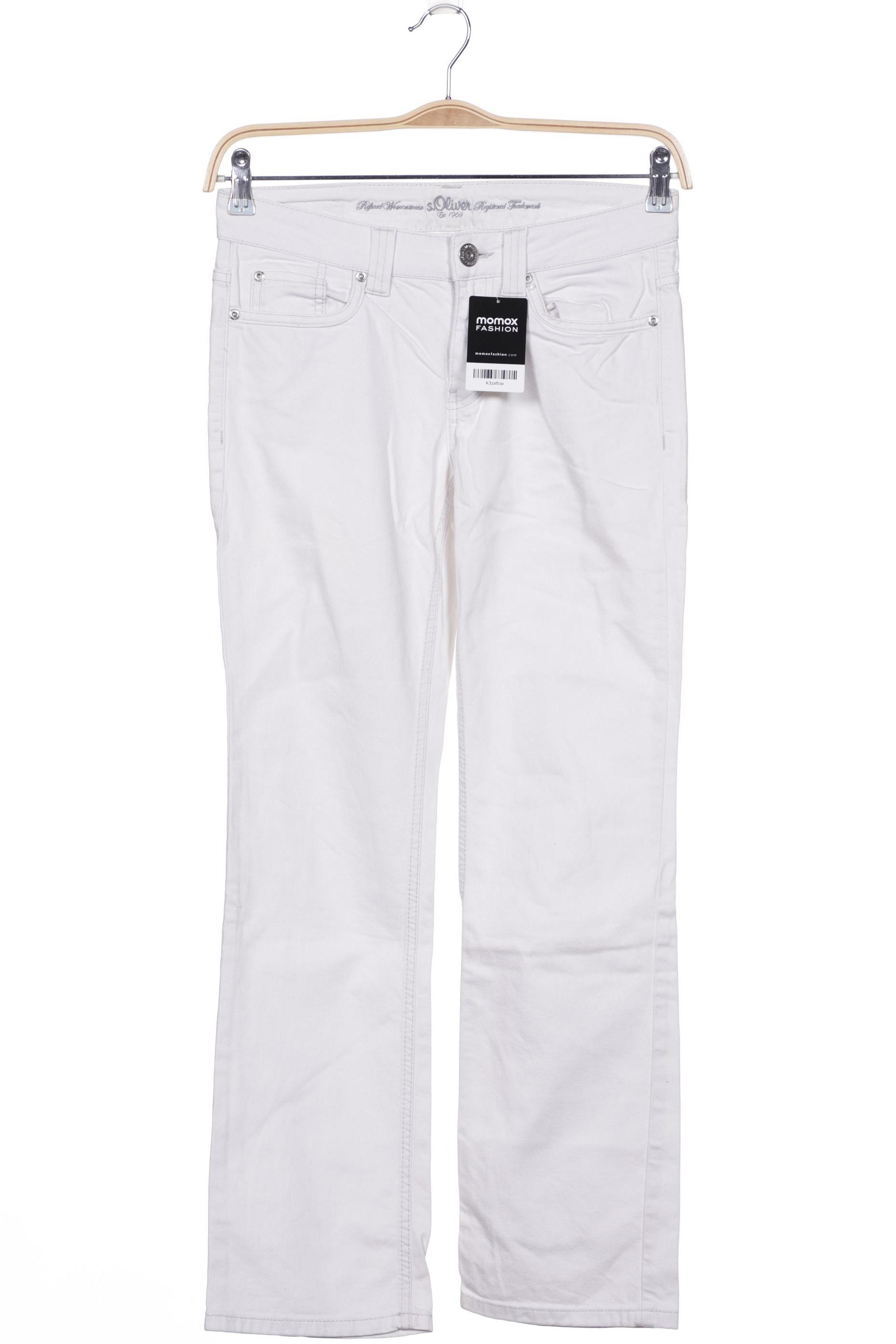 

s.Oliver Damen Jeans, weiß, Gr. 36