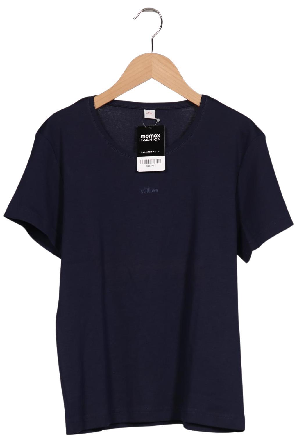 

s.Oliver Damen T-Shirt, marineblau, Gr. 42
