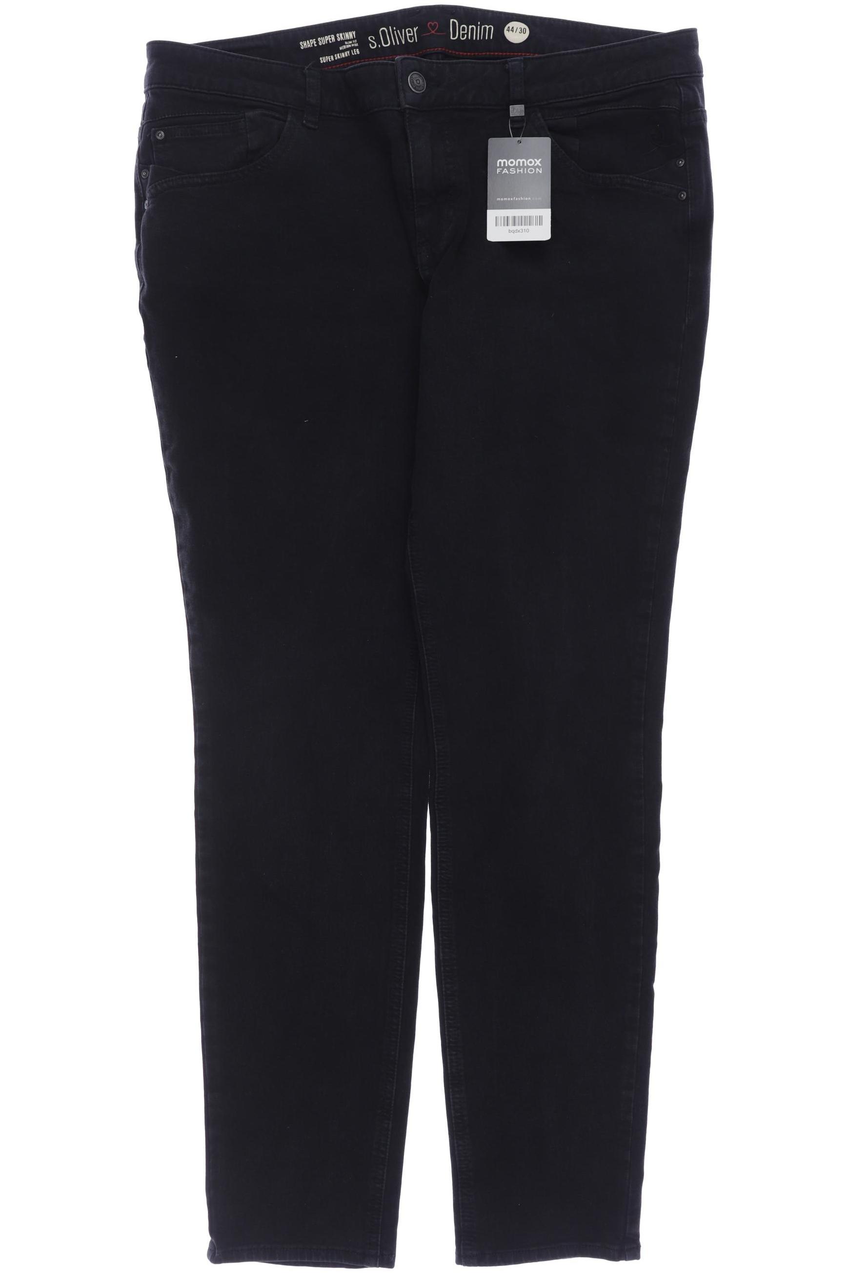 

s.Oliver Damen Jeans, schwarz, Gr. 44