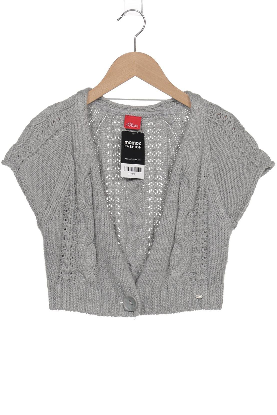 

s.Oliver Damen Strickjacke, grau, Gr. 36