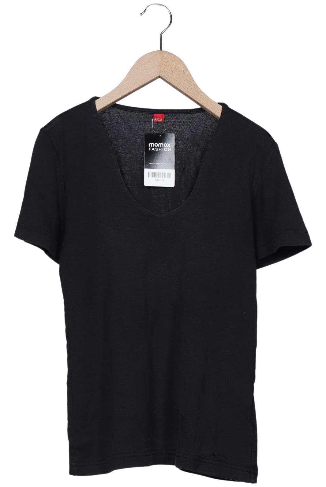 

s.Oliver Damen T-Shirt, schwarz, Gr. 40