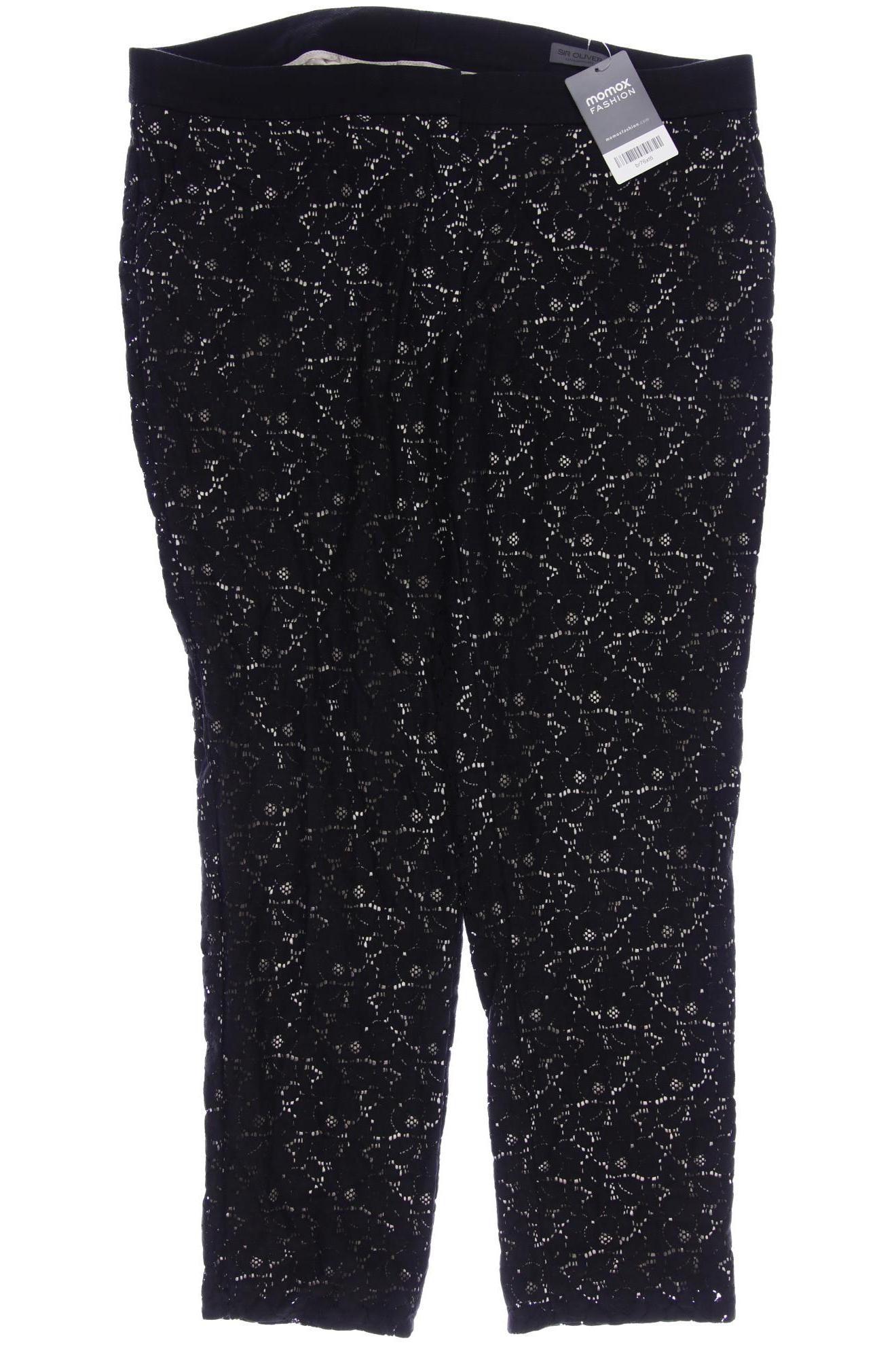 

s.Oliver Damen Stoffhose, schwarz