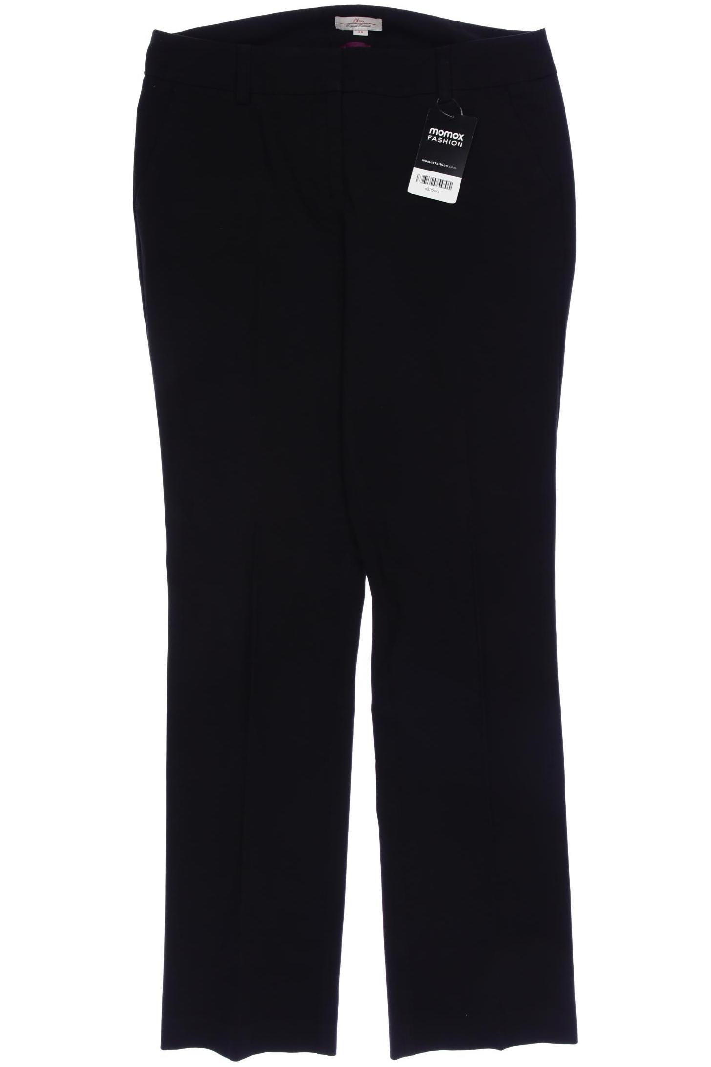 

s.Oliver Damen Stoffhose, schwarz, Gr. 38