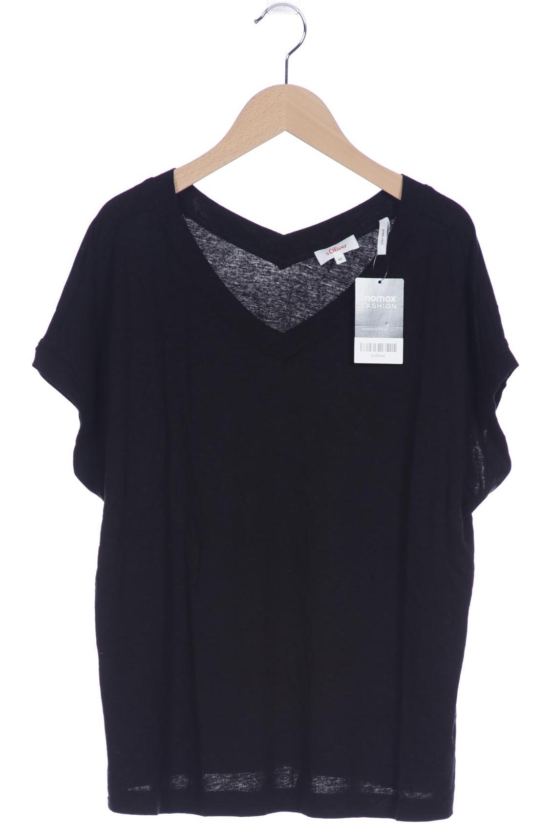 

s.Oliver Damen T-Shirt, schwarz, Gr. 40