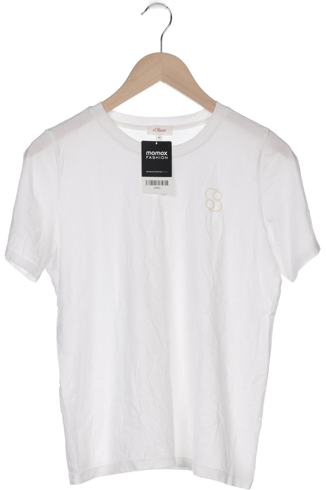 

s.Oliver Damen T-Shirt, weiß, Gr. 36