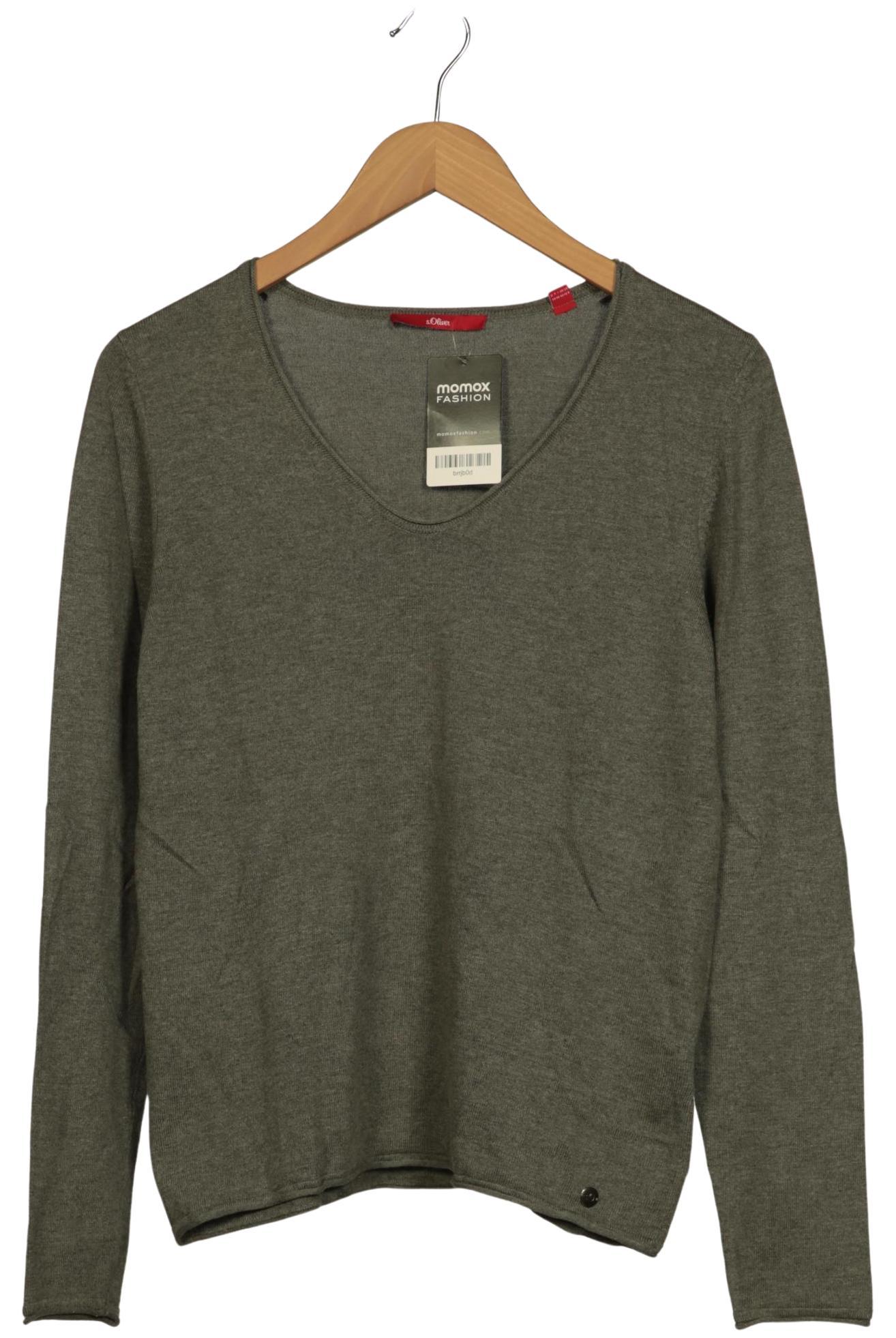

s.Oliver Damen Pullover, grün, Gr. 38
