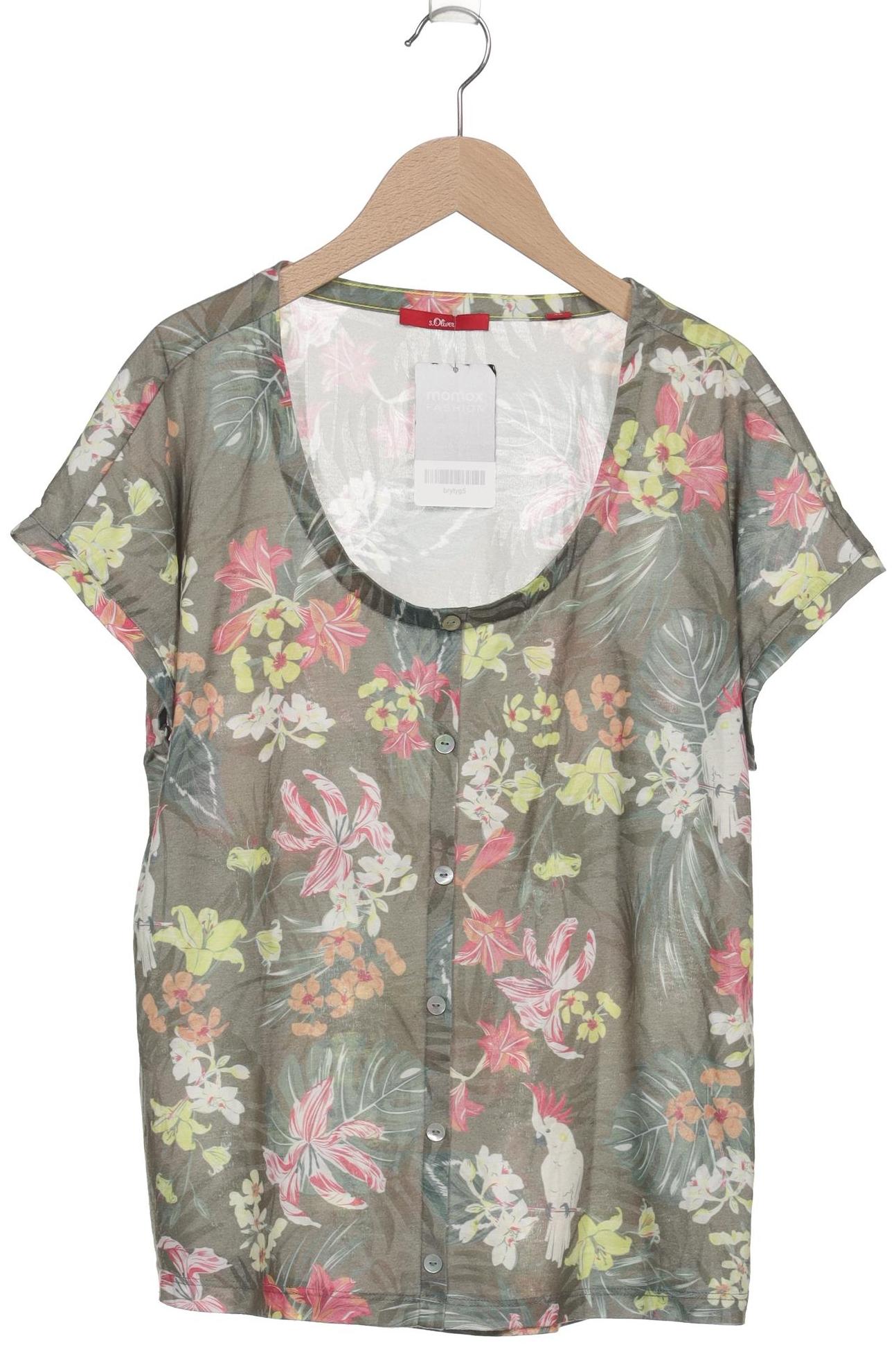 

s.Oliver Damen T-Shirt, grün, Gr. 40