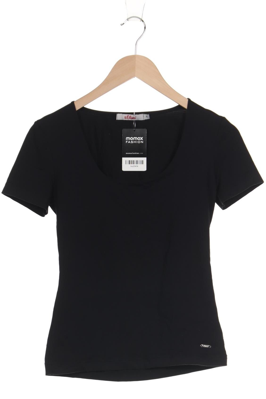 

s.Oliver Damen T-Shirt, schwarz, Gr. 36