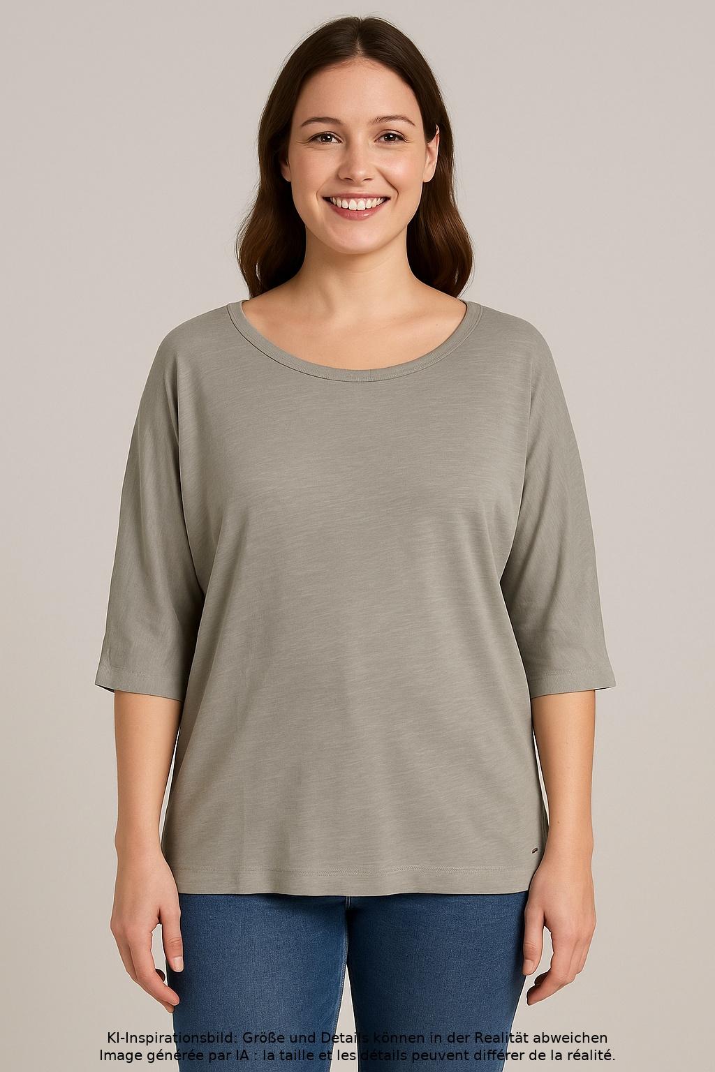 

s.Oliver Damen T-Shirt, grau, Gr. 46
