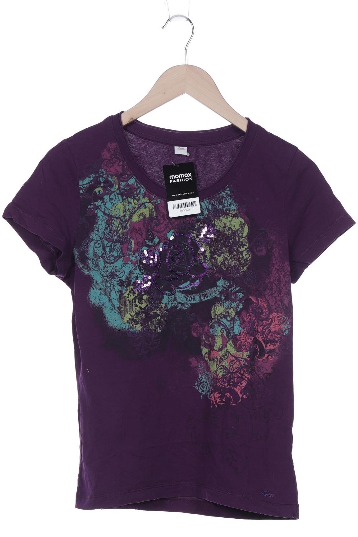 

s.Oliver Damen T-Shirt, flieder, Gr. 40