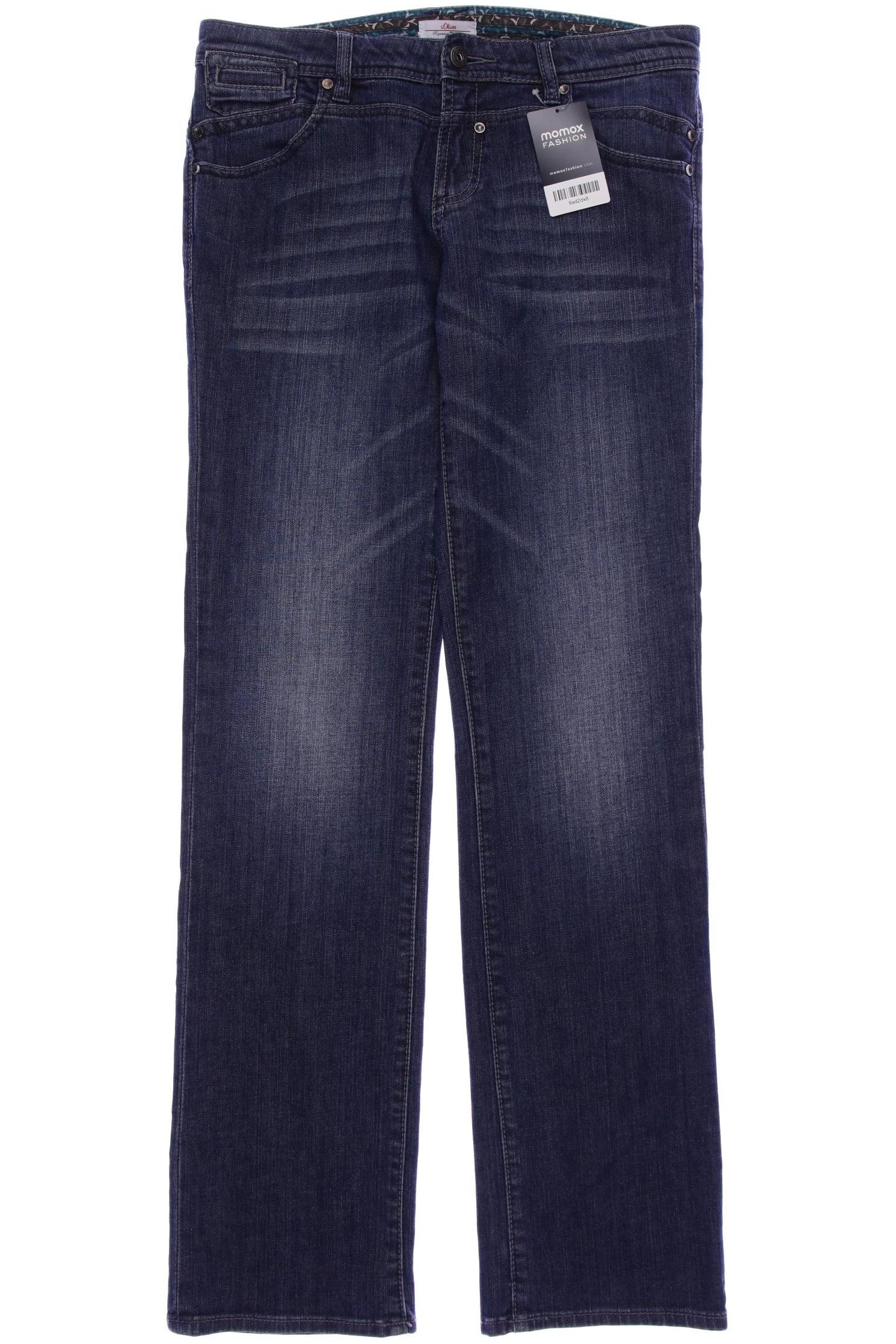 

s.Oliver Damen Jeans, blau