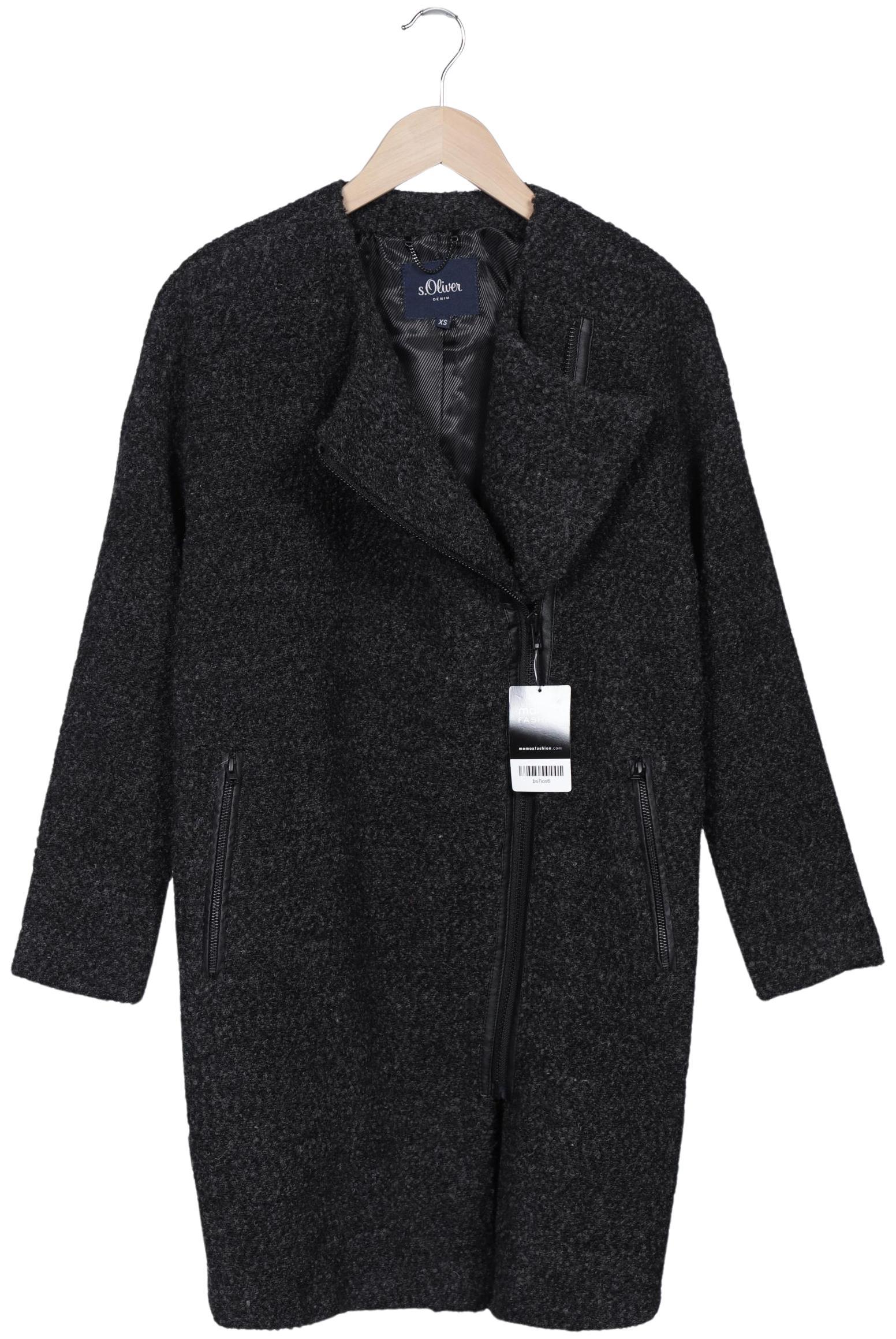 

s.Oliver Damen Mantel, grau, Gr. 34