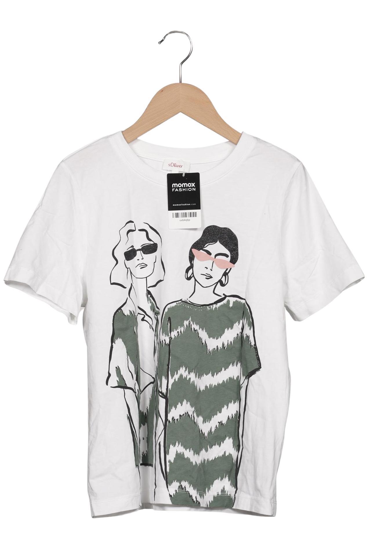

s.Oliver Damen T-Shirt, weiß, Gr. 36