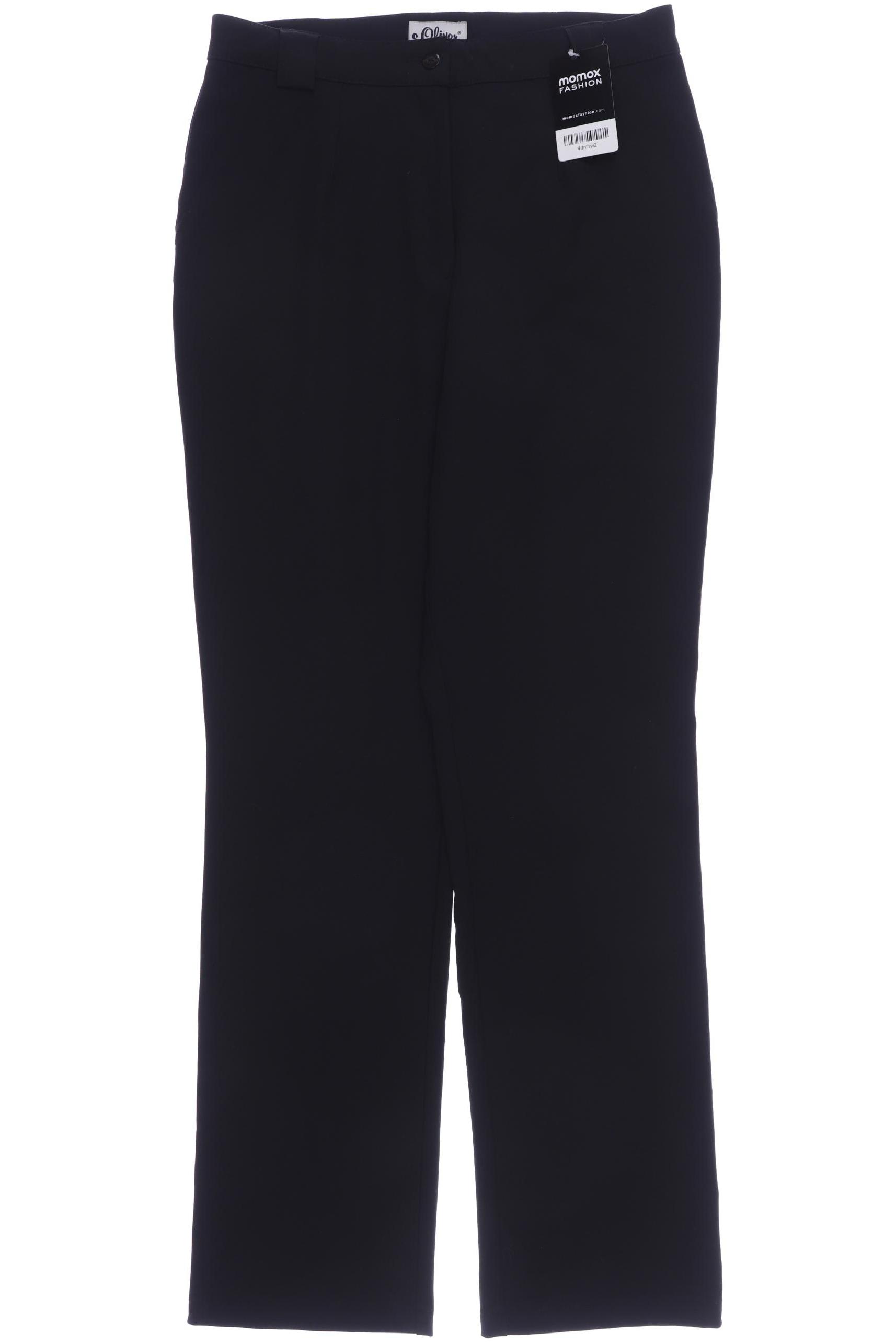 

s.Oliver Damen Stoffhose, schwarz