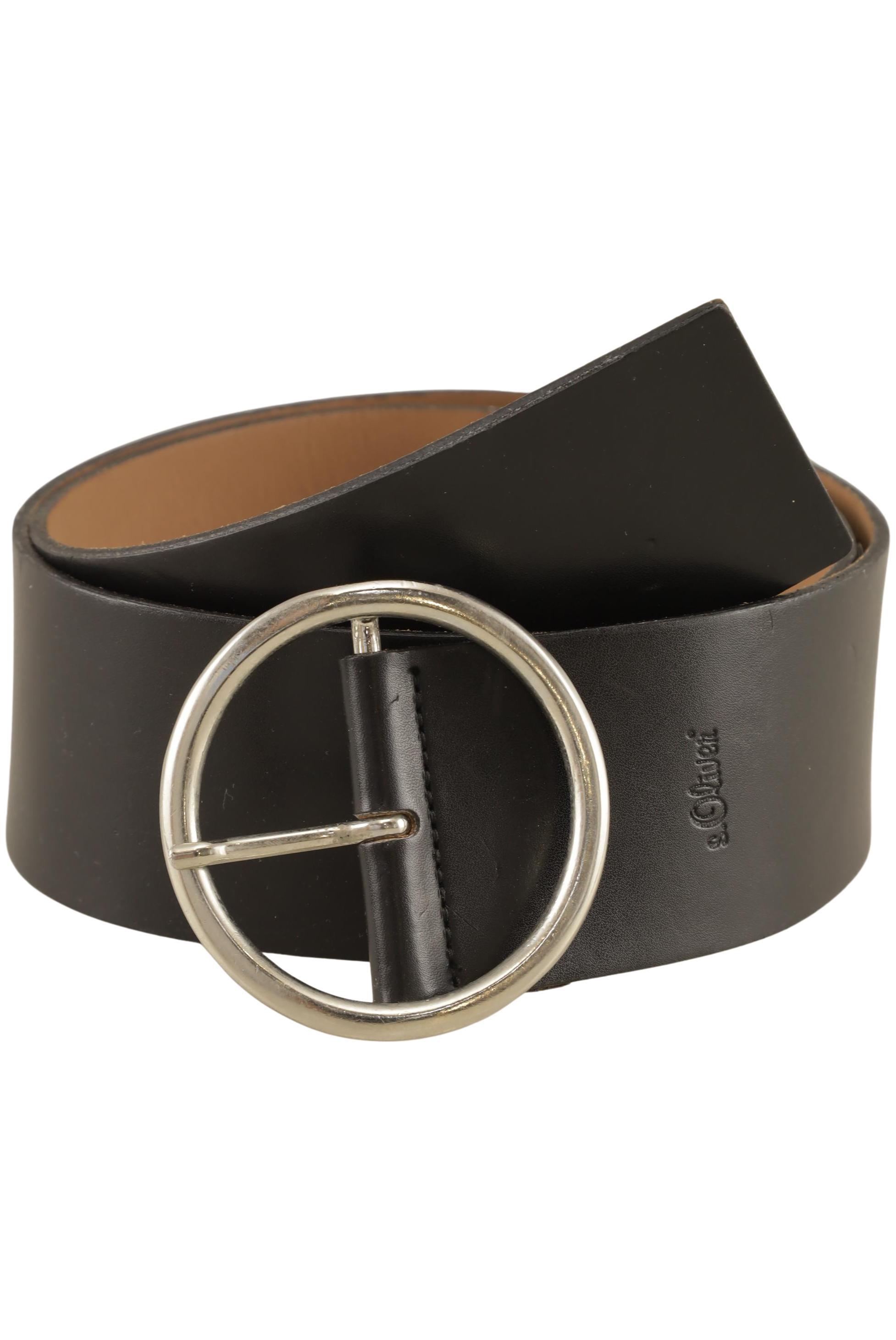 

s.Oliver Damen Gürtel, schwarz, Gr. 90